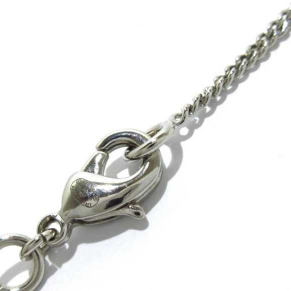 Auth CHANEL Silver Rhinestones Necklace - Picture 6 of 8